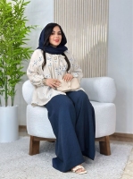 شومیز شلوار نیلی