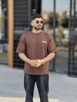 تیشرت دورس مینیمال Moncler قهوه ای