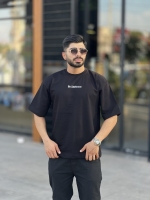 تیشرت دورس باکسی Be مشکی