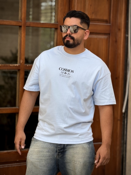 تیشرت(cosmos)آبی آسمانی