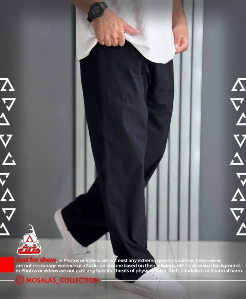 شلوار بگ لینن