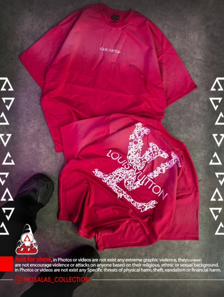 تیشرت ال وی صورتی