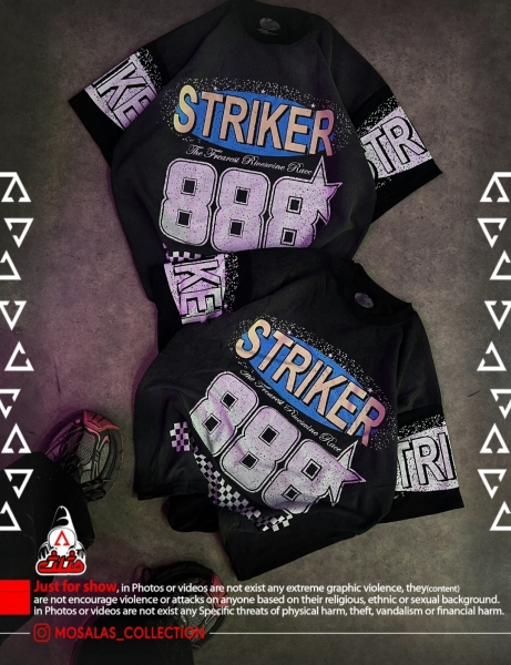 تیشرت گرم بالا استریکر مشکی