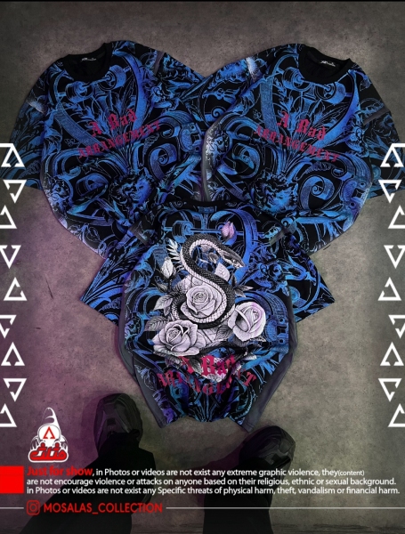 تیشرت گل و مار