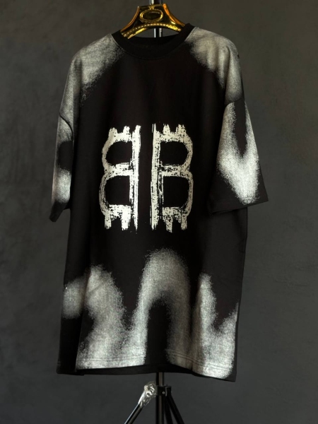 تیشرت آستین کوتاه کاستوم BALENCIAGA مشکی