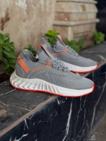 کتونی حراجی جورابی New Balance طوسی نارنجی