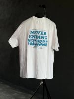 تیشرت آستین کوتاه NEVER ENDING سفید