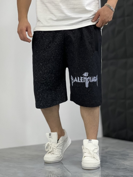 شلوارک Balenciaga مشکی پشت سفید