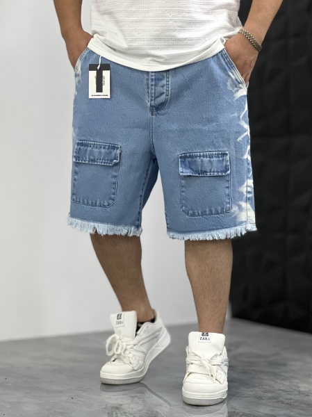 شلوارک جین Balenciaga کد 11 A