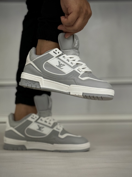 کتونی LV طوسی سفید