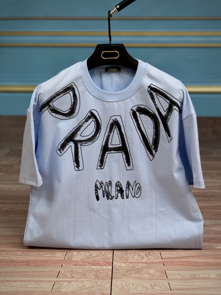 تیشرت PRADA آبی آسمانی