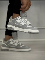 کتونی LV طوسی سفید