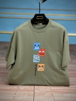 تیشرت استیکر زیتونی