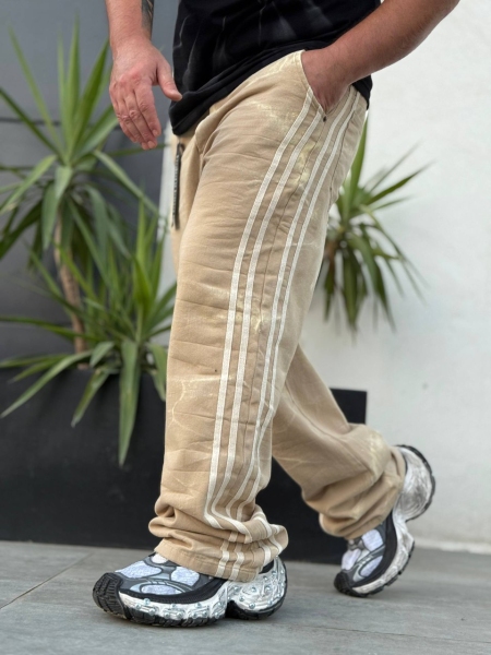 شلوار بگ کتان کاستوم BALENCIAGA کرم