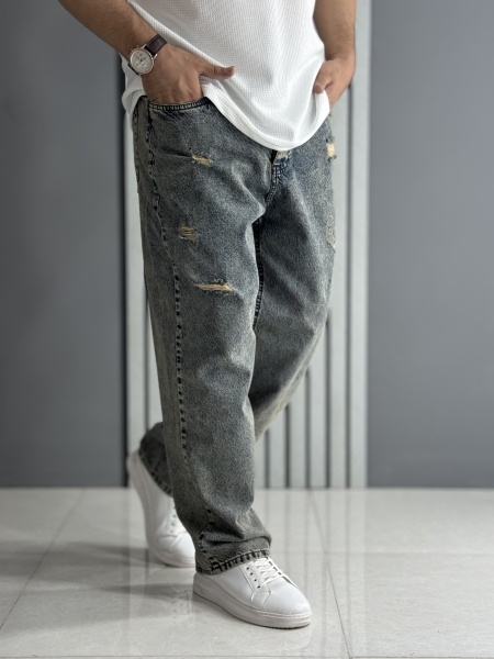 جین بگ آبی کثیف ( قد کار 110سانت )