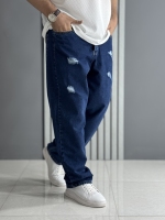 جین بگ آبی تیره ( قد 110 سانت )