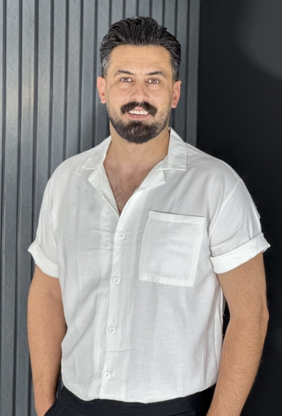 پیراهن مراکشی کنفی مردانه سفید