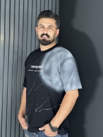 تیشرت ماکان باکسی مردانه مشکی