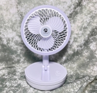 پنکه رومیزی شارژی دیپ کینگ مدل DK-122 با چراغ ال ای دی