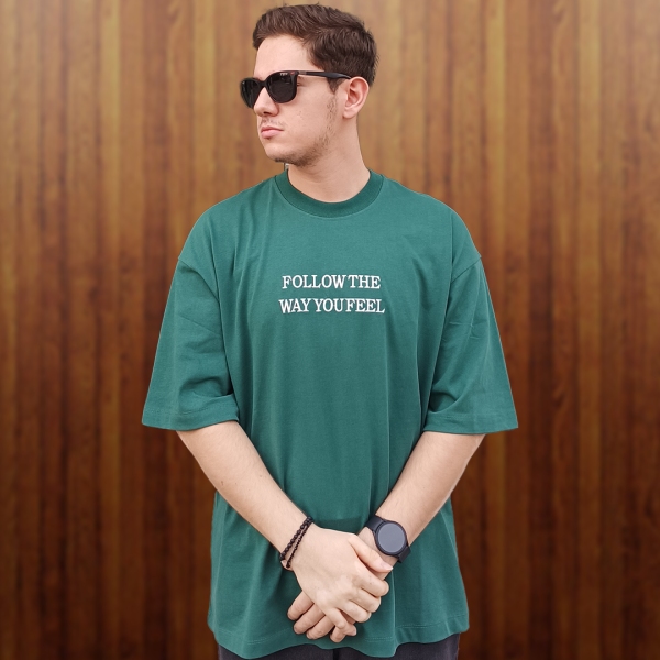 تیشرت تمام پنبه طرح چاپ حرارتی