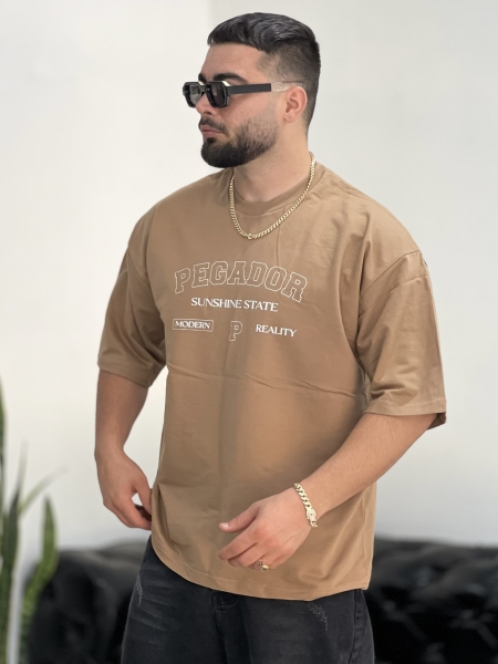 تیشرت 2نخ Pegador نسکافه ای