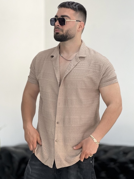 پیراهن وارداتی ZARA 4 نسکافه ای