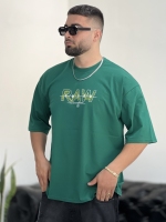 تیشرت پنبه RAW سبز