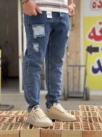 (شلوار جین پارچه پنبه پر درجه یک) پوشاک با کیفیت