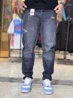 (شلوار جین پارچه پنبه پر درجه یک) پوشاک با کیفیت