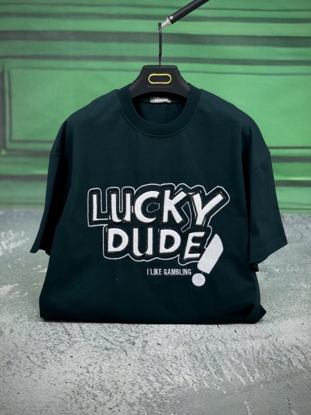 تیشرت lucky dude سبز