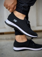 اسکیچرز ملی مشکی سفید