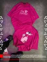 تیشرت پلنگ صورتی باکسی