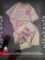 تیشرت باکسی کرم