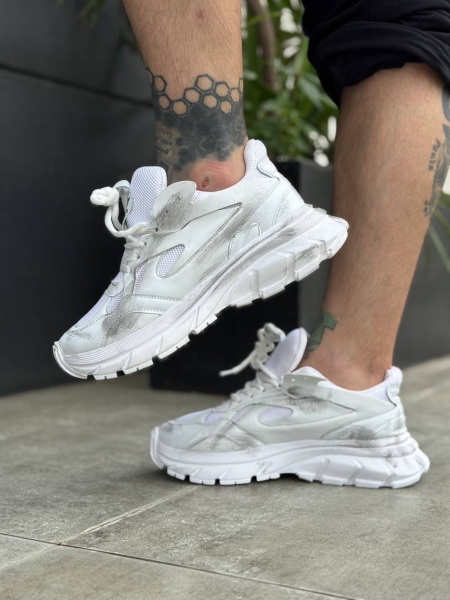 کتونی اسپرت NEW ADIDAS کاستوم سفید تمام
