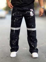 نیم بگ پلنگ صورتی مشکی