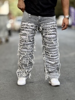 نیم بگ فول زاپ طوسی