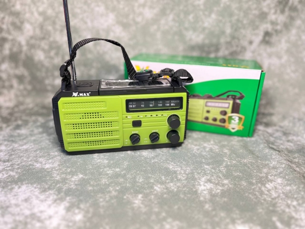 رادیو و پاور بانک خورشیدی ویمکس مدل V-FM02-891