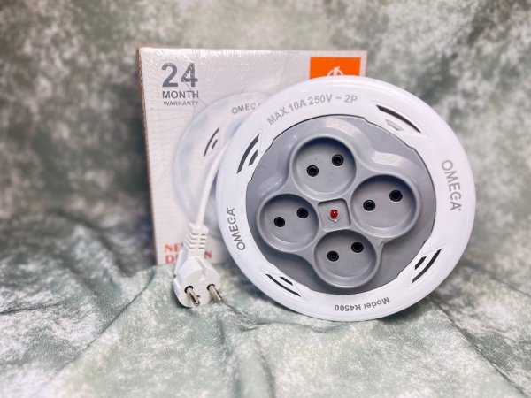 چند راهی 4 خانه امگا R4500 با کابل 10 متری