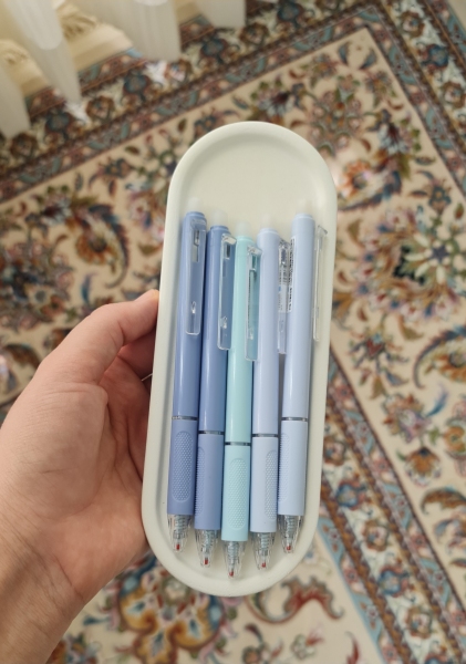 خودکار پاکندار آبی پاستلی