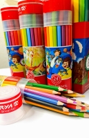 مدادرنگی 24 تایی آریا جعبه استوانه ایی