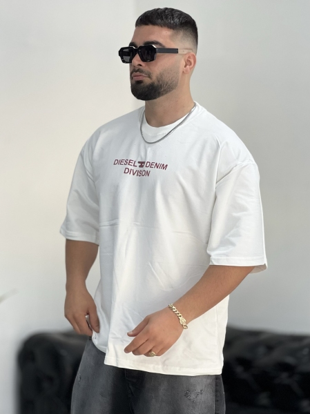 تیشرت 2نخ Diesel سفید
