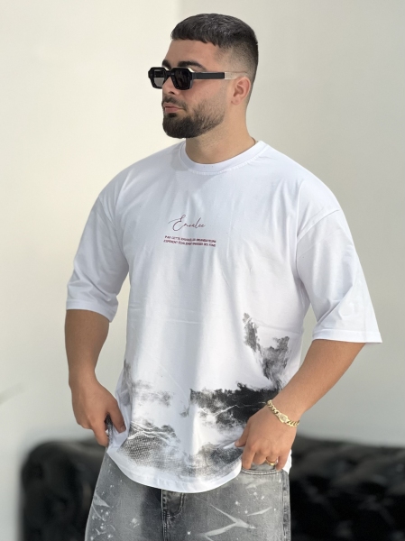 تیشرت پنبه Cloud سفید