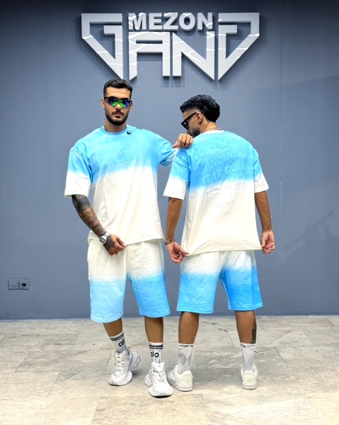 ست دورنگ اسمانی