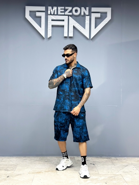 ست نیم زیپ آبی