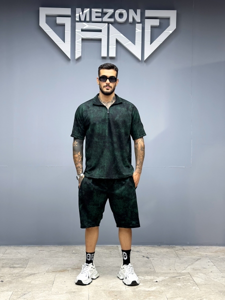 ست نیم زیپ سبز