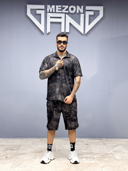 ست نیم زیپ قهوه ای