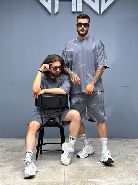 ست شلوارک ابروبادی طوسی