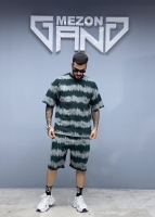 ست شلوارک سبز