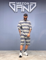 ست شلوارک طوسی