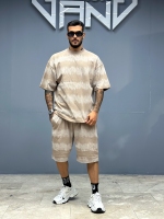 ست شلوارک کرم